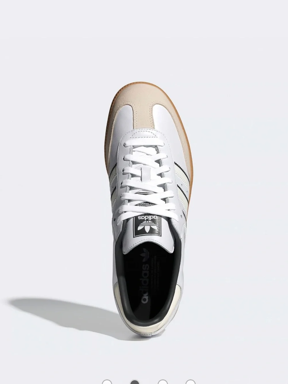 Adidas Samba OG Cloud White Core Black Gum Sole Shoes Mens Size 13